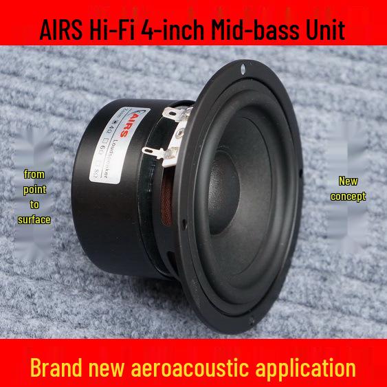 4" Audiophile Mid-Bass Speaker Unit: New High-Quality Edition