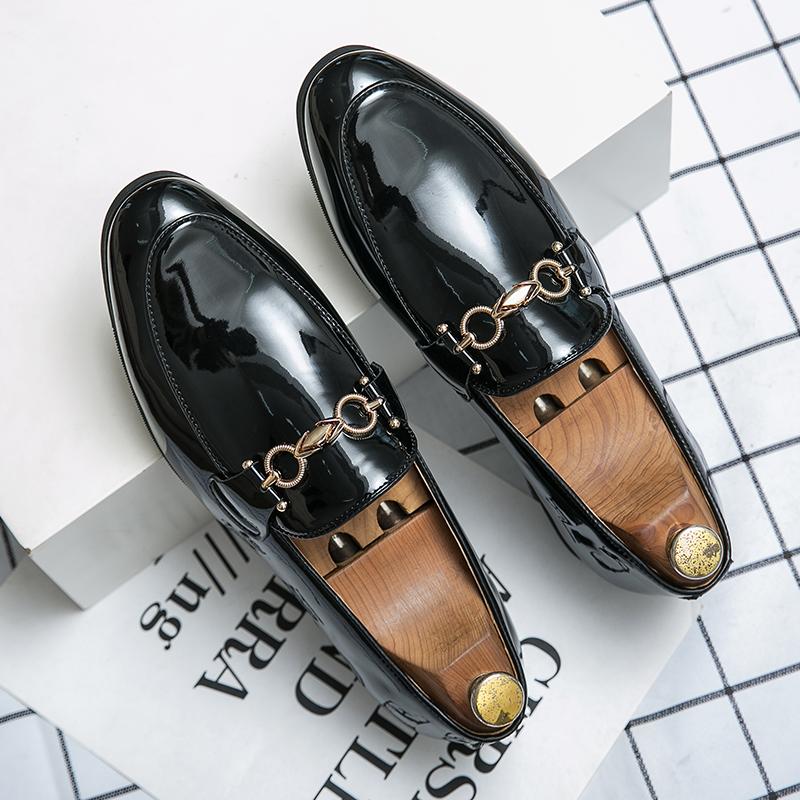 Men’s Loafers Wingtip Dress Formal Shoes Men Suede Grey Tuxedo Wedding Blazers Saddle Shoes Large Size