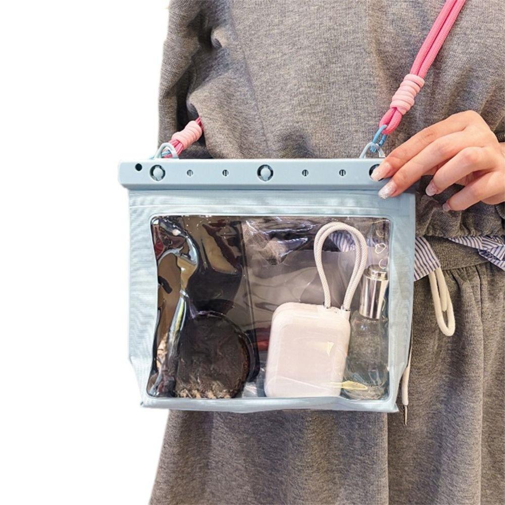 Adjustable Strap Swim Phone Case Large Capacity Clear Swim Phone Cover Cell Phone Dry Bag Surfing