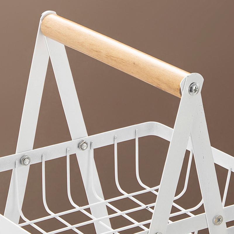 Трехъярусная фруктовая корзина Кухонная полка для хранения Железная сетка с отверстиями Подставка для закусок для гостиной