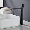 Черный смеситель для раковины Латунный смеситель для ванной комнаты Смеситель с одной ручкой Матовая бронза Смеситель для раковины Горячая и холодная Водопроводный кран
