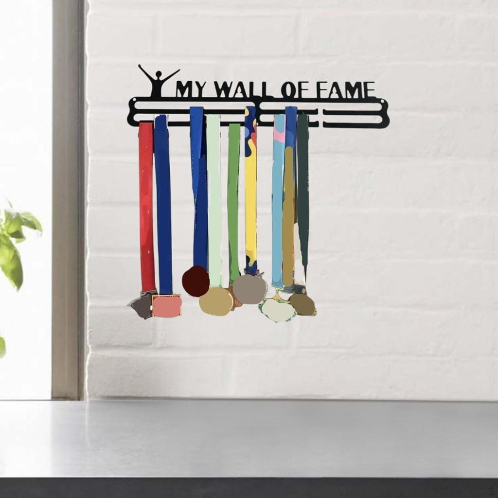 Medal Hanger Display Rack Frame Gifts Sport Awards Holder for Sports Award Home
