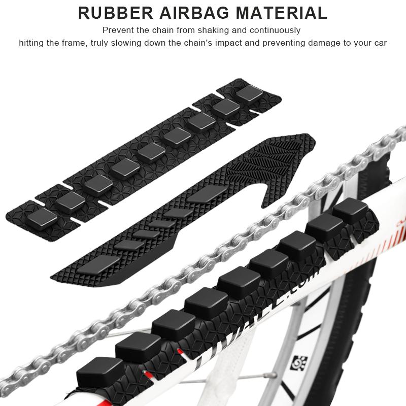 3D силиконовая защита рамы велосипеда от царапин, защита перьев цепи для шоссейного велосипеда MTB, защита цепи от царапин, наклейки