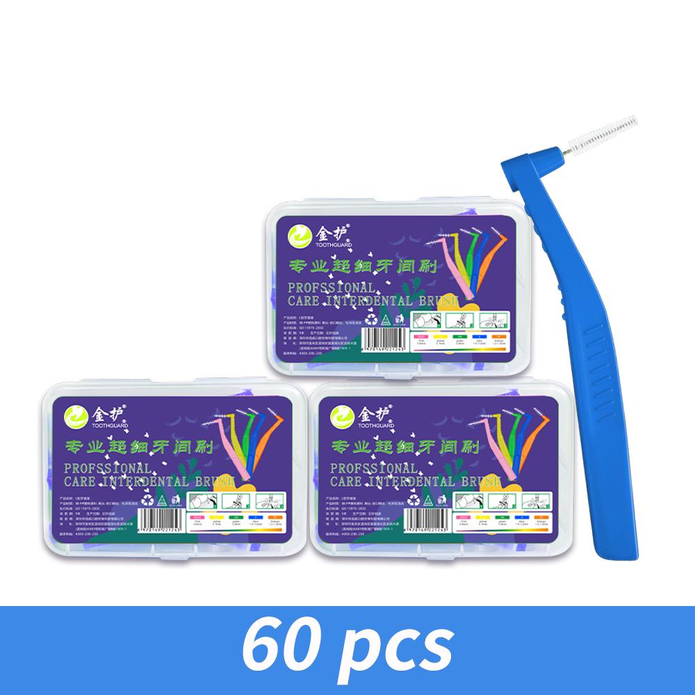 Угловая межзубная щетка для ортодонтических брекетов Микромягкая щетка для чистки зубных брекетов L-образные щетки с короткой ручкой