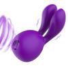 Bonnie Rabbit Shape Sucking Breast Clip Vibrator Female Clitoral Nipple Stimulation Flirting Masturbator Sex Toys