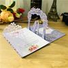 18X13cm Wedding Invitation 3D Invite Card Laser Cut Greeting Cards  Wedding