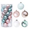 30Pcs Christmas Balls Assorted Color Christmas Tree Ornaments Balls Decorations Hanging Xmas Tree Pendants New Year Gift Noel