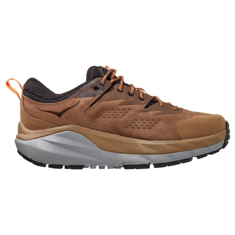 HOKA Kaha Low GORE-TEX Otter Persimmon Orange Мужские кроссовки Коричневые 1118586-OPOR