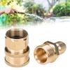 Pack Of 2 Brass Quick Connectors M22 Female & M22 Male Water Hose Quick Connect Set Upgrades for Plumbing Application