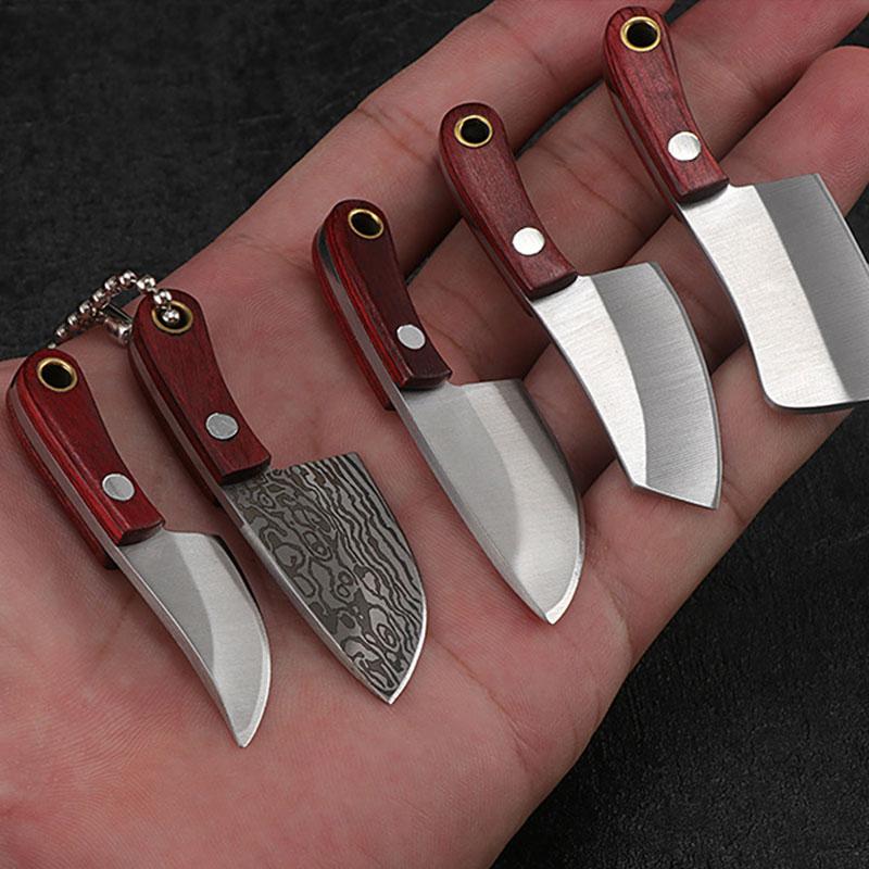 Новое поступление, нож, кухонный нож, 1 шт., карманный чехол, брелок для ключей, мини-брелок для ключей с