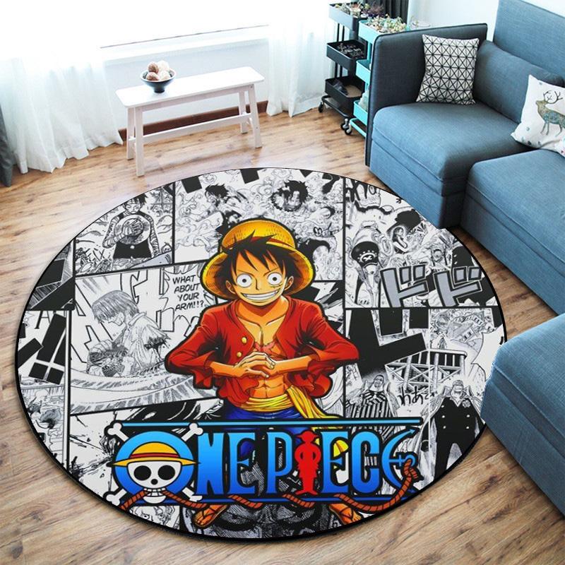 Милая Обезьянка D. Ковер Luffy из японской манги ONE PIECE мягкий, для дома, спальни, декора коврика для двери и противоскользящий ковер E9