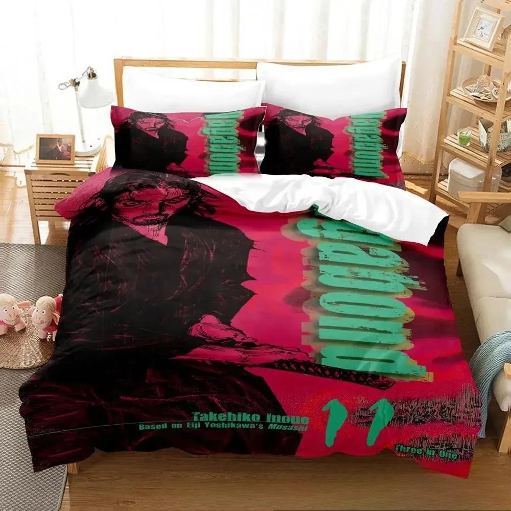 Comforter 3D Print Vagabond Bedding Set Bed Set Comforter King Queen Size Boys Adult Bedding Set