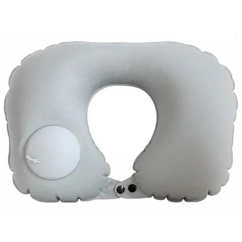 Inflatable Portable Neck Pillow U-shaped Pillow That Can Be Stored And Self Filled Suitable For Outdoor Travel Business Trips