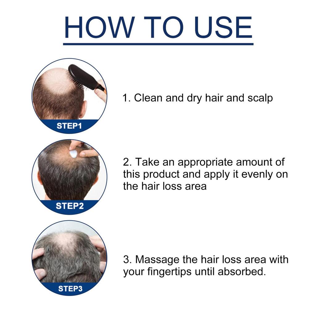 Крем Средства против выпадения волос Быстрорастущие Предотвращают сухость Пушистость Поврежденные Лечебное средство Уход за кожей головы Борода Мужчины Женщины 20 г