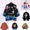 Harajuku Kimono Streetwear Fashion Samurai Cosplay Japanese Men's Kimono Yukata Raditional Robe