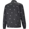Puma X Maison Kitsune Aop Printed Coach Jacket Men Jacket Black 531064-01