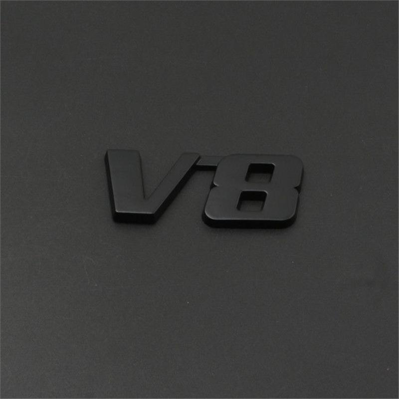 Металлическая наклейка на автомобиль на заказ: Эмблема V6/V8, Логотип большого объема для кузова, задней части и боковой части