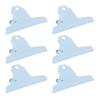 10pcs Metal   Clip Iron Large   Clip Strong Clamping Force Paper   Clips for   School Tickets Photos