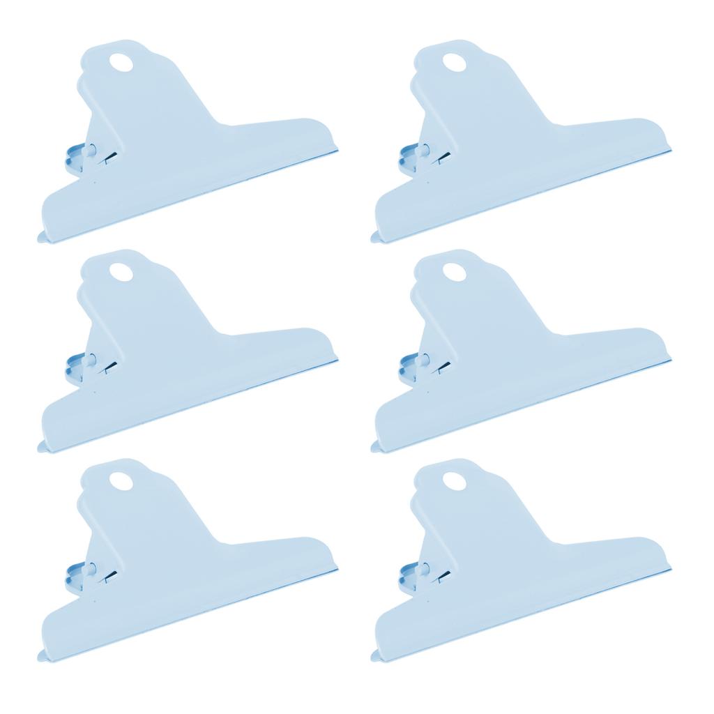 10pcs Metal Clip Iron Large Clip Strong Clamping Force Paper Clips for School Tickets Photos