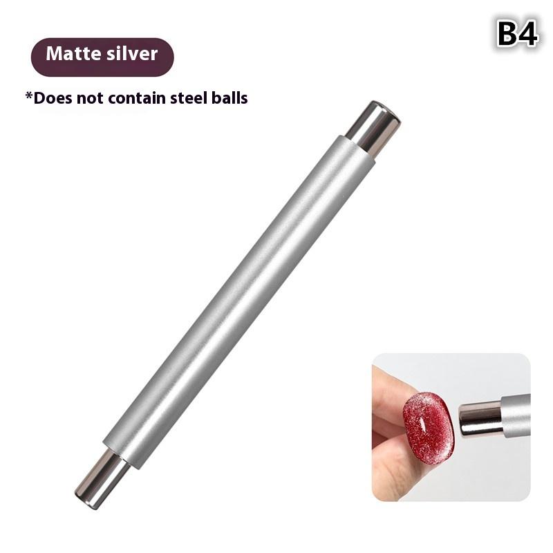 Магнитная палочка с двумя головками для гель-лака «кошачий глаз», инструмент-магнит для ногтей, магнитная ручка, дизайн для нейл-арта, эффект глиттера, инструменты для маникюра