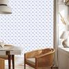 Snowflakes wallpaper white and blue for living room and bedroom 50x1000