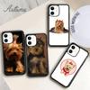 Чехол для телефона со щенком йоркширского терьера для iPhone 11 12 13 14 Pro Max mini X XR XS SE 2020 6 6S 7 8 Plus Samsung S21 S22
