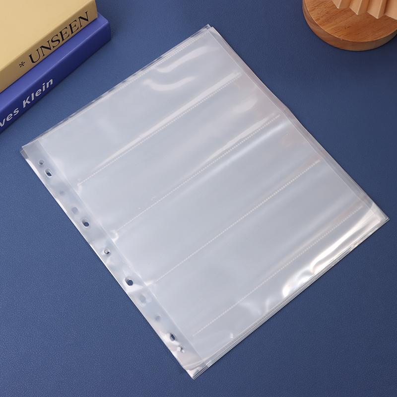 10Pcs 135/120 Negatives Film Storage Pages Acid-Free Bags Black&White Color Film Slide Preservers Pages Acid-Free Film Bags