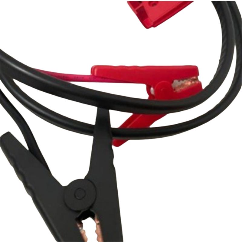 Compact Car Battery Jump Starter 8AWG 1.8M Wire Jumper Cable Clip Car Auxiliary Starter For M18 Adapter
