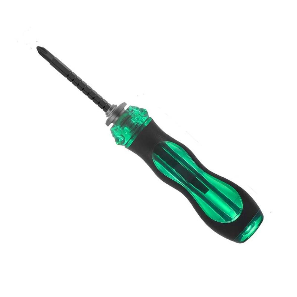 Ручные инструменты Набор отверток с трещоткой Двусторонняя отвертка Трещотка Гаечный ключ Биты Набор отверток