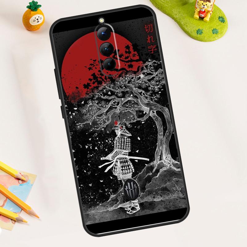 Japanese Samurai Ninja Case For ZTE Nubia RedMagic 11 Pro 10 9 8 8S 9S 10S Pro Plus 5G 5S 6 7 6S 7S Pro 11 Air Cover