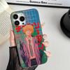 Чехол для телефона Denji Chainsaw Man из аниме для iPhone 16 15 17 Pro 11 12 13 14 Pro Max Plus Мягкая силиконовая крышка-оболочка с эффектом волн