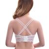 Lace Sexy Spaghetti Straps Bras Women Racerback Solid Crop Top Seamless Underwear Removable Padded