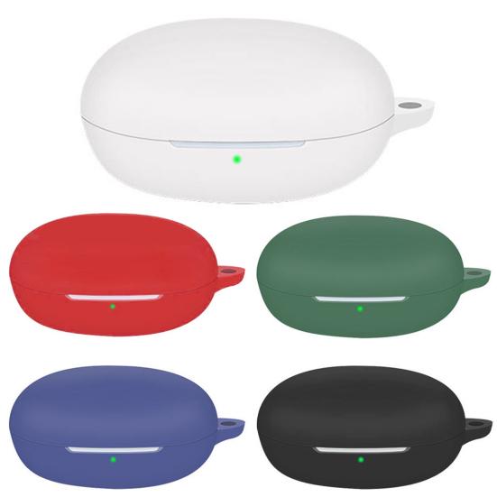 Чехол для наушников, мягкий противоударный Bluetooth-совместимый силиконовый чехол с карабином для Realme Buds Air 2 Neo