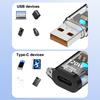 120 Вт USB на Type-C OTG Адаптер USB A Папа на Type-C Мама Кабель-Конвертер для Macbook iPhone iPad Huawei Matepad Xiaomi Ноутбуков