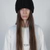 NOTHINGEVERYTHING HANDMADE CHUNKY BEANIE In BLACK
