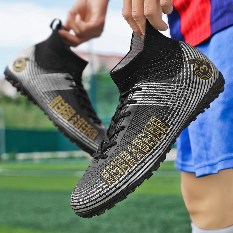 FootballShoes, повседневная детская обувь, размер 30–47, дышащая обувь, спортивные кроссовки для мальчиков и девочек