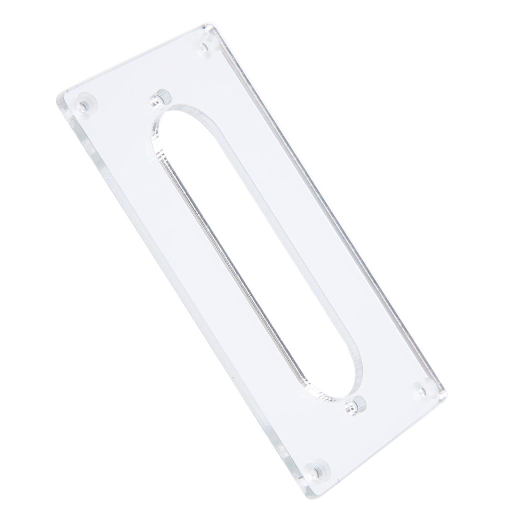 Guitar Pickup Cover Acrylic Frame Mounting Ring Accessory Replacement for Electric