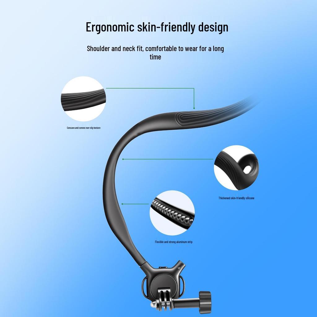 Крепление на шейный ремешок для DJI Osmo Action 4/5 Pro для влогинга