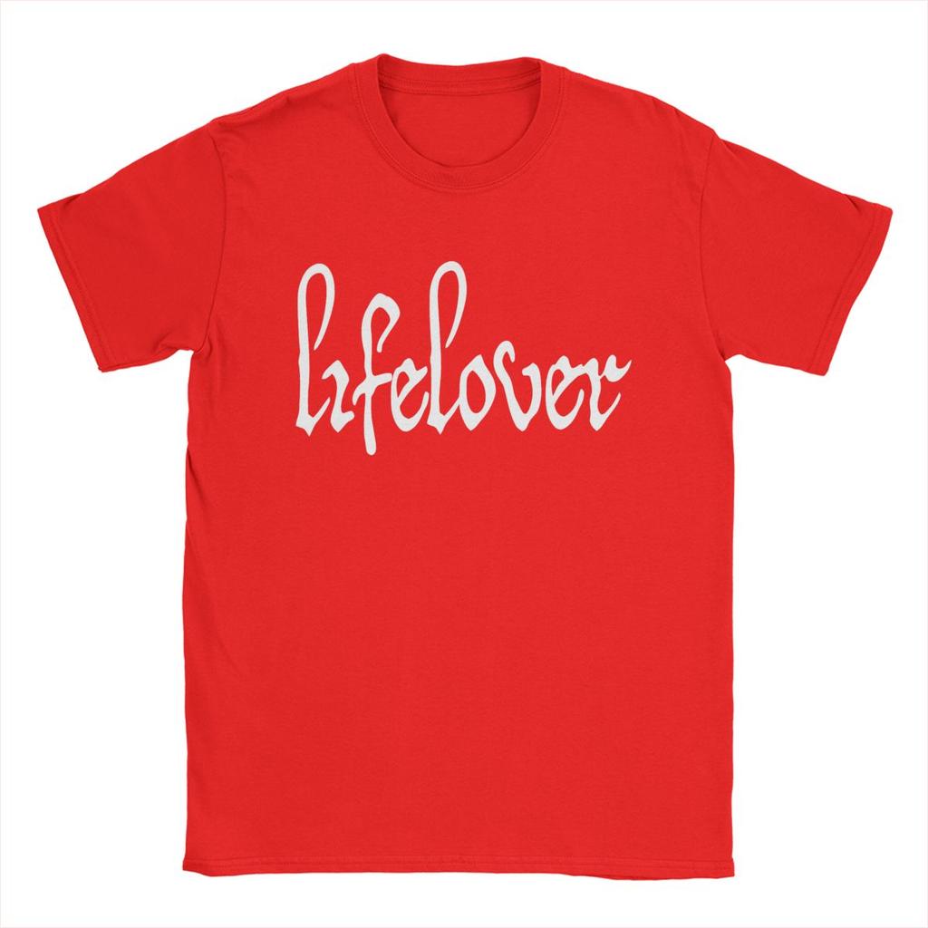 Футболка мужская Lifelover белая с сплошным логотипом и забавным принтом из чистого хлопка с коротким рукавом и круглым вырезом 6XL