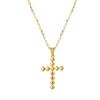 Banyan Tree S925 Серебряное женское роскошное минималистичное ожерелье с крестом на ключицу