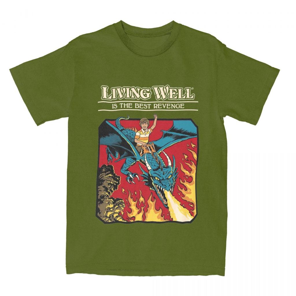 Футболки мужские и женские винтажные фантазийные сумасшедшие 100% хлопок с графическим принтом ткань