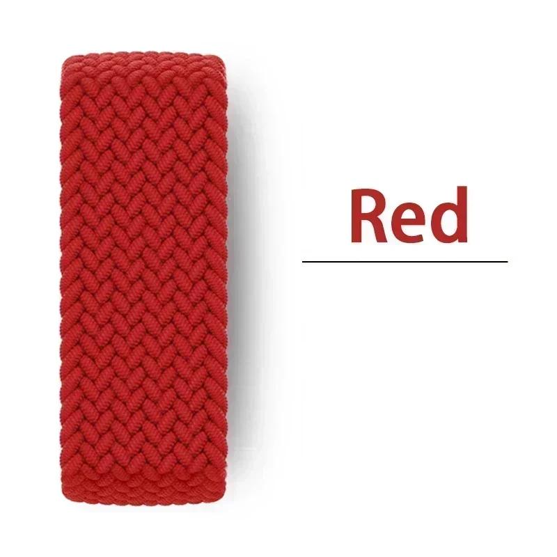 Braided Solo Strap For Apple Watch Band 45mm 49mm 44mm 42mm 41mm 40mm Nylon Correa Bracelet iWatch Series 9 7 SE 6 8 5 Ultra 4 3