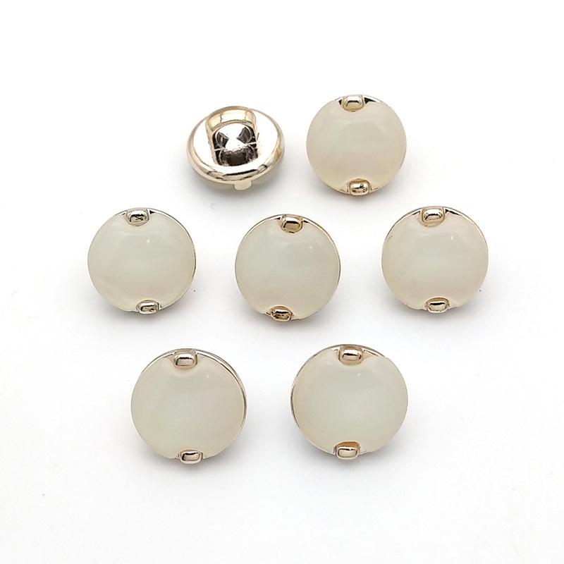 Женские ароматные круглые жемчужные декоративные пуговицы - пластиковые пуговицы для рубашки, пришитые вручную