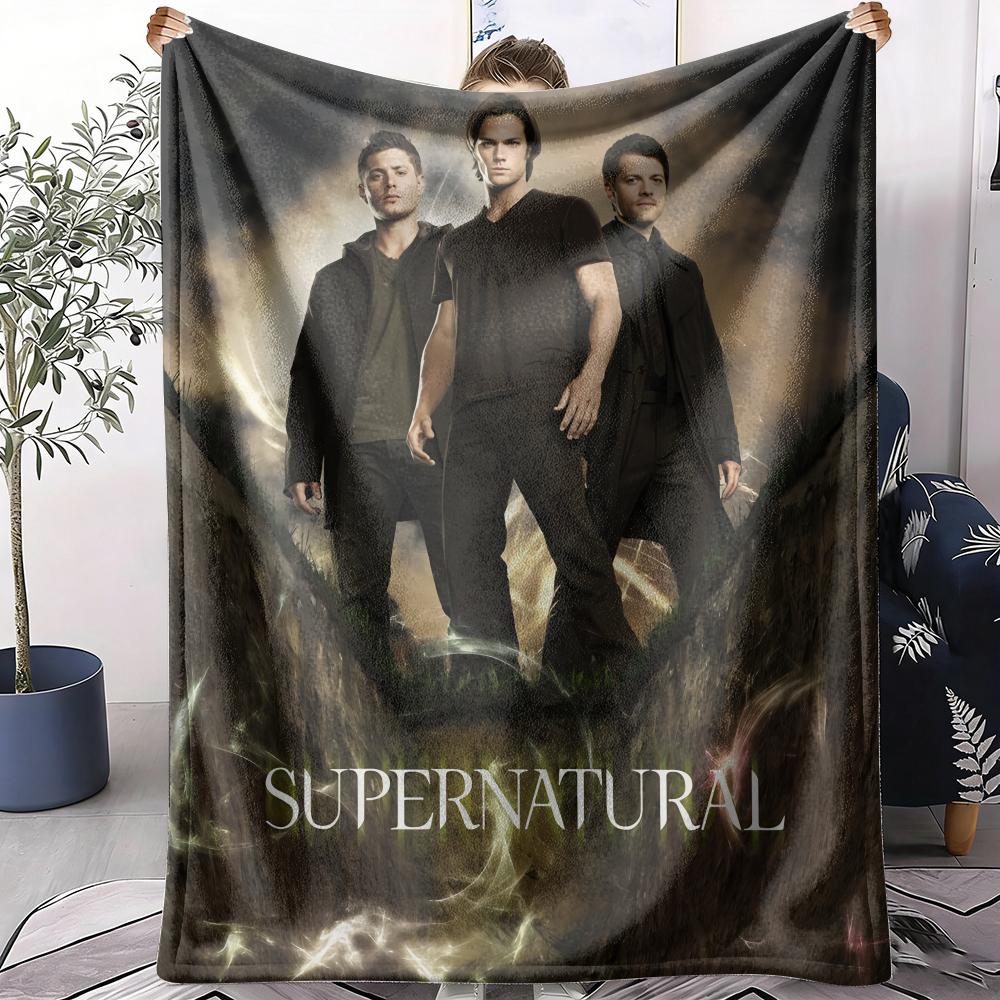 GUOYU Blanket SSupernatural Throw Soft Flannel Throw Summer Blanket Lightweight Cozy Nap Blanket For Sofa Bed Travel