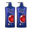 Шампунь от перхоти Clear Men Мягкий Освежающий Двойная упаковка