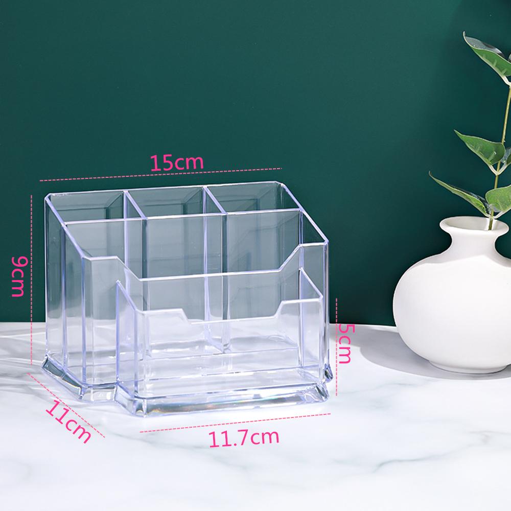 Большая вместительная коробка для хранения ручек, карандашей, держатель для ручек, настольный органайзер для канцелярских товаров, ювелирных изделий, косметический ящик для макияжа, контейнер-коробка