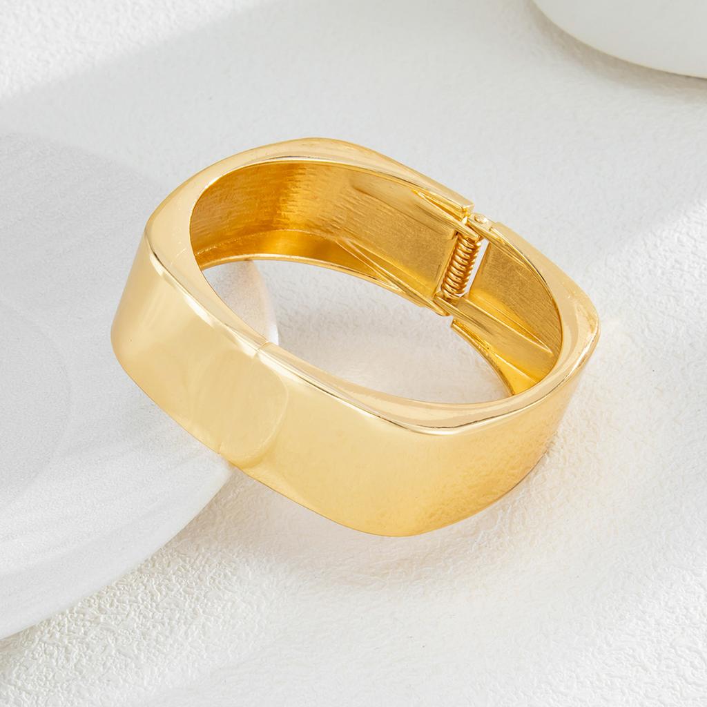 Accessories Exaggerated Geometric Smooth Open Bracelet Bracelet New Personality Hip Hop Style Temperament Bracelet