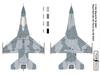 Fab Scale Studio Block 70 Bahrain Air Force Isa Air Base 2024 Plastic Model Decal FABD72040 1/72 F-16V 18-0001 (Airplane)