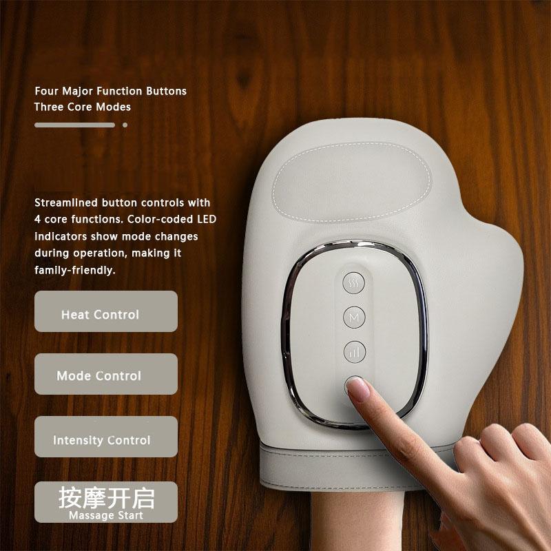 Перезаряжаемый от USB электрический ручной массажер  Термостатический ручной массажер  Массажер с 5 регулируемыми скоростями   Подарок для родителей