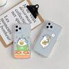 Модный забавный чехол для телефона Little Duck Liu для iPhone 11 12 Mini 13 14 Pro XS Max X 8 7 6s Plus 5 SE XR прозрачный чехол
